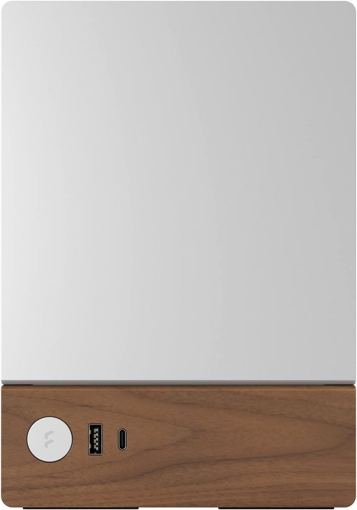 Fractal Design Terra Silver - Wood Walnut Front Panel - Small Form Factor - mITX Gaming case – PCIe