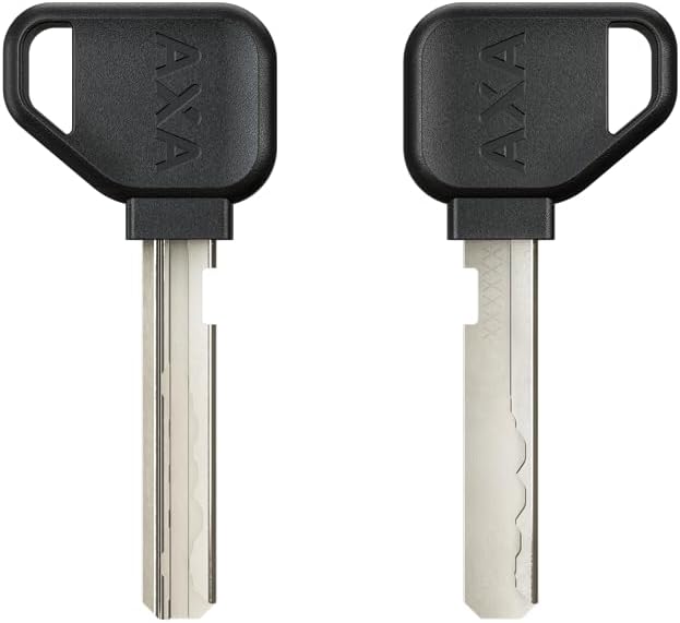 AXA Atlas + ULC 130 Einsteckkette + Satteltasche – Rahmenschloss Set – Sicherheitsstufe 14 – Schlüss