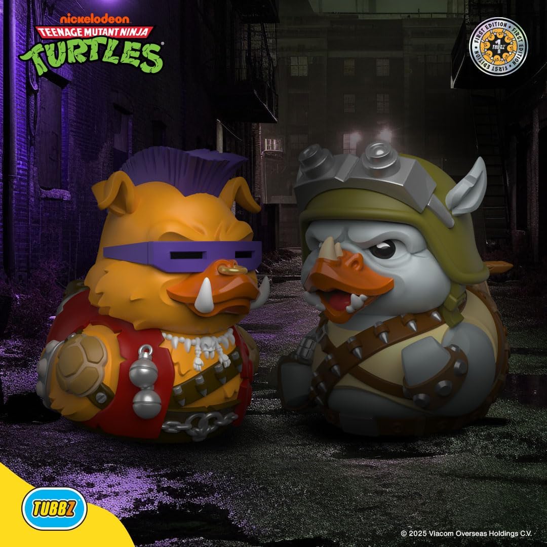 TUBBZ First-Ausgabe: Teenage Mutant Ninja Turtles - Bebop als Cosplaying-Gummiente Vinylfigur Bebop