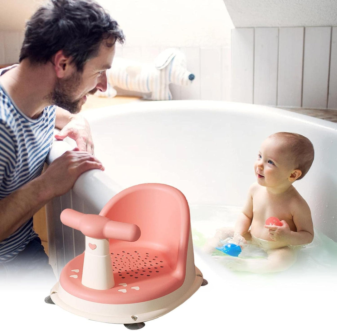 Baby Badewannensitz - Sitz Für Baby | Badesitz Für Babywanne | Rückenlehne Badestuhl Mit Saugnäpfen