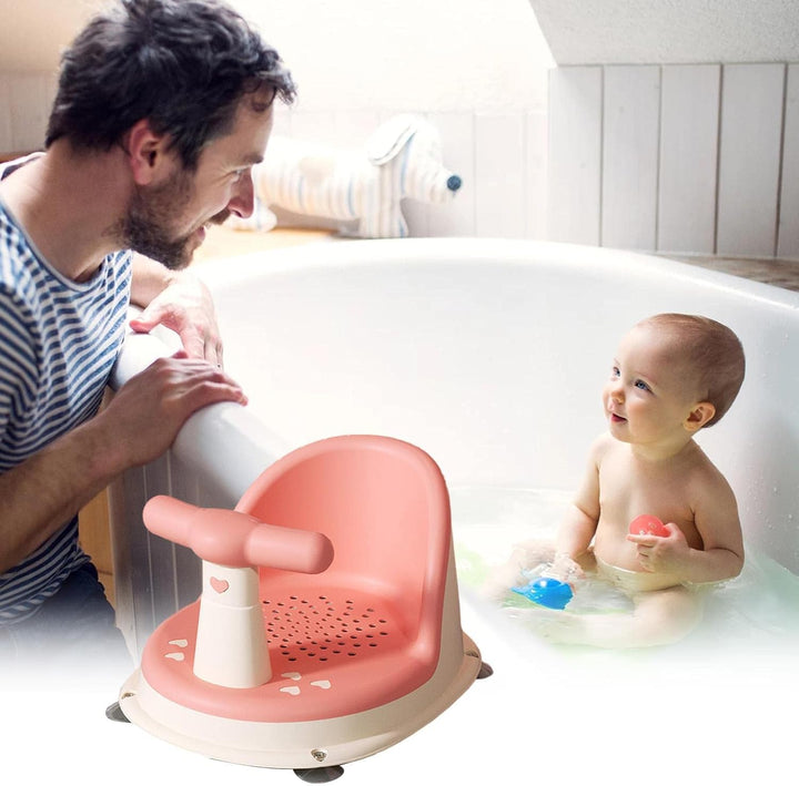 Baby Badewannensitz - Sitz Für Baby | Badesitz Für Babywanne | Rückenlehne Badestuhl Mit Saugnäpfen