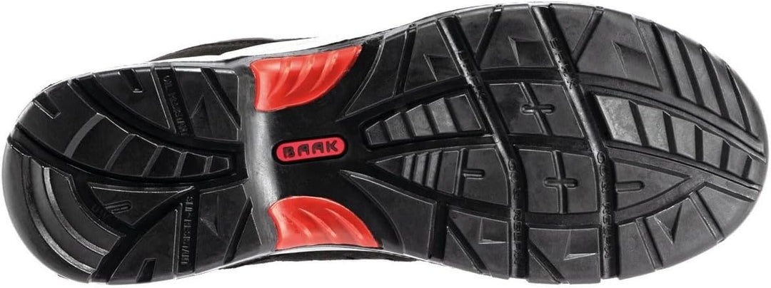 BAAK Sicherheitssandalen S1P "Hardy" Industrial - Go&amp;Relax. 1 Stück. 44. Schwarz/Weiss. 7227N 44 EU,