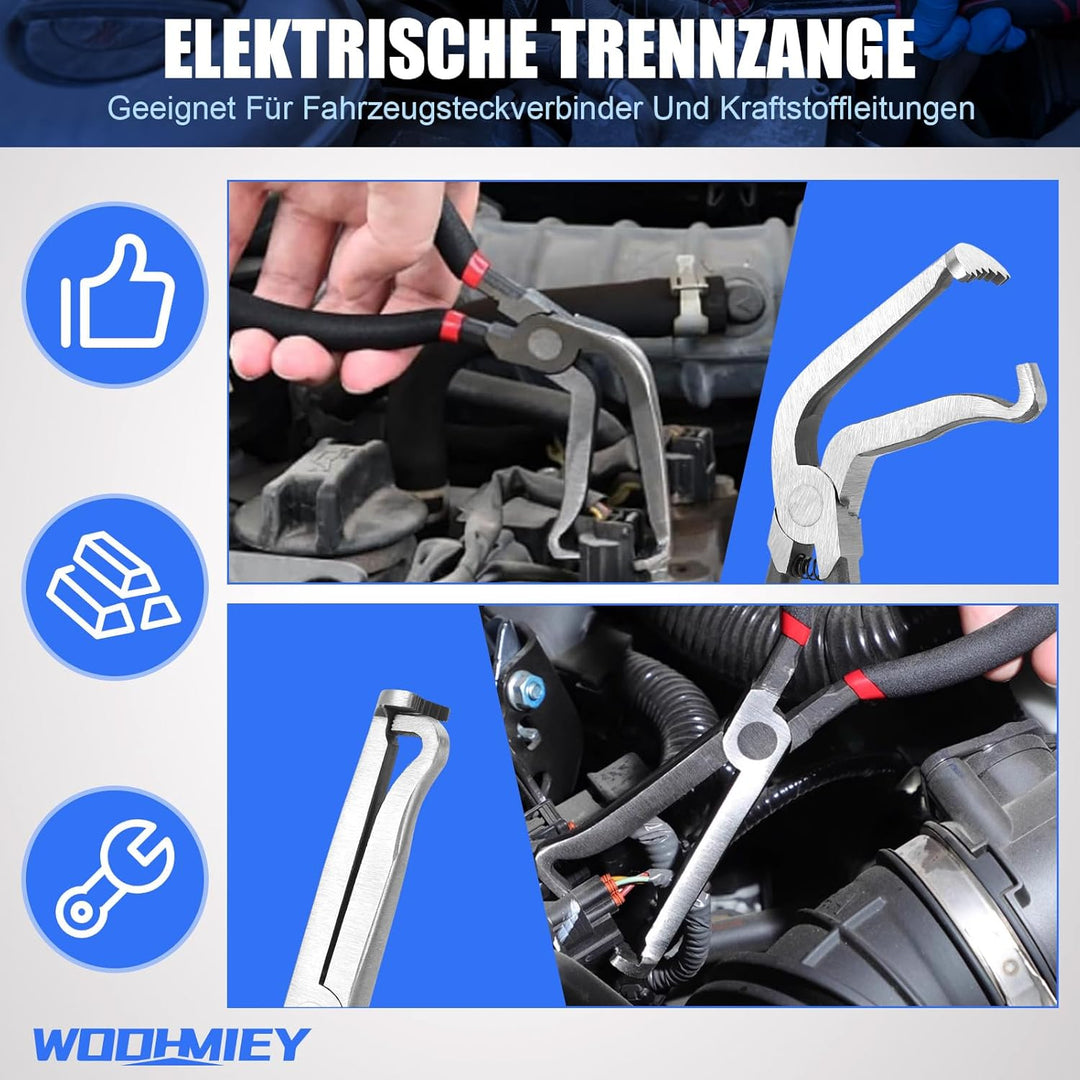 4 Set Kfz Steckverbinder Demontage Zange Test Set Elektrische Trennzangen Gerade 60 Grad Abgewinkelt