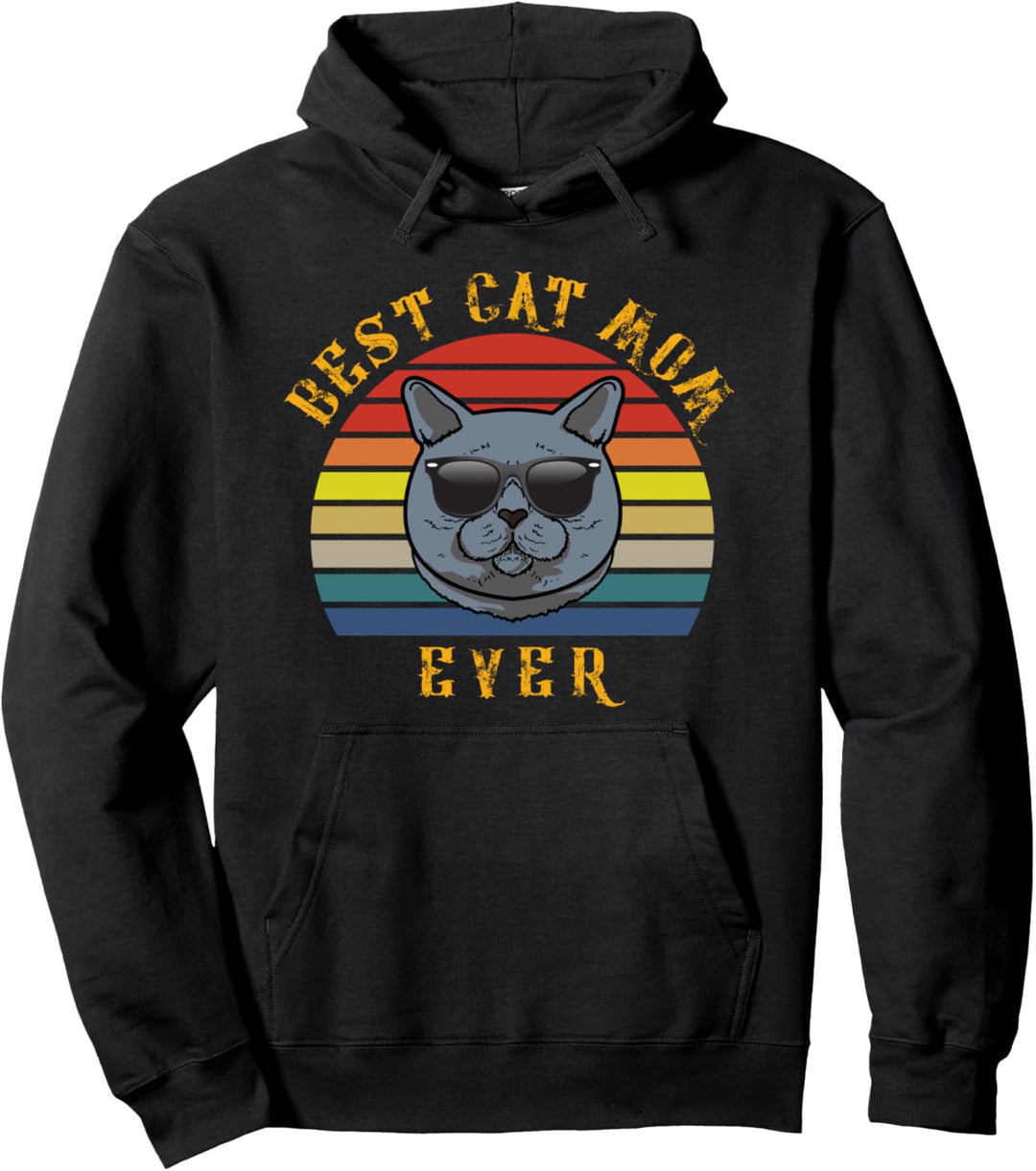 Beste Britisch-Kurzhaar-Katzenmama aller Zeiten Lustige Katz Pullover Hoodie