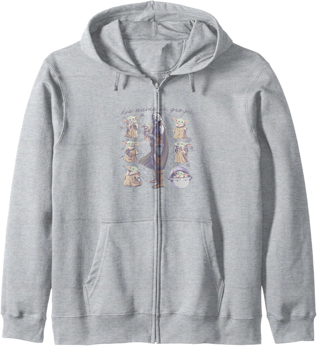 Star Wars: The Mandalorian & Grogu Sketch Say His Name Kapuzenjacke