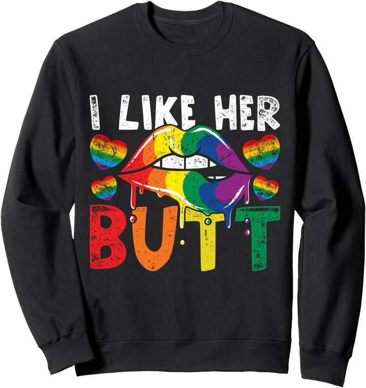 Gay Pride Lesbe Regenbogen Flagge Geschenk Lustiges LGBT Sweatshirt
