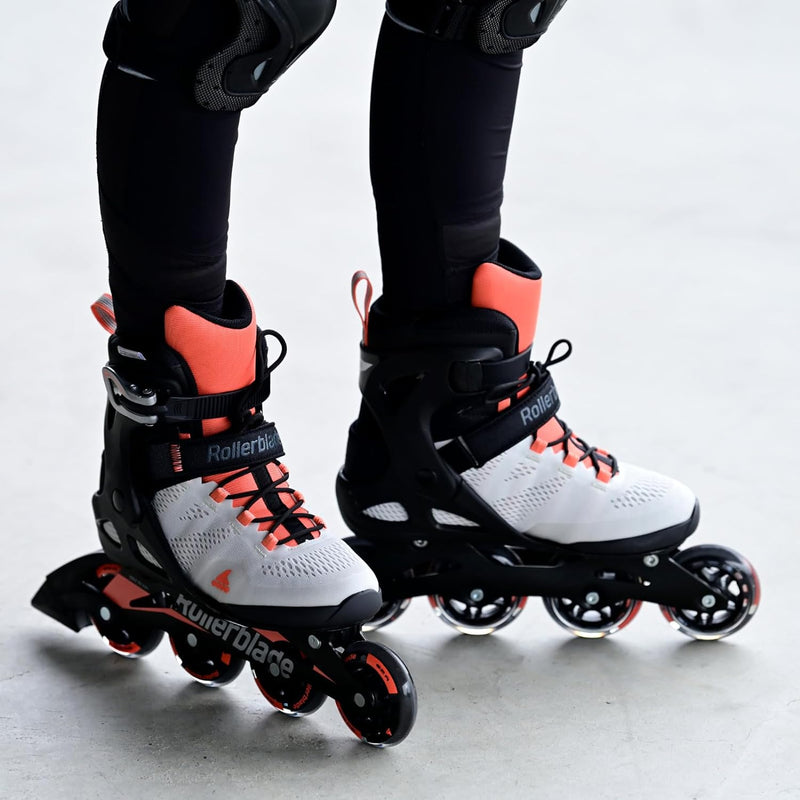 Rollerblade Damen Macroblade 80 230 Glacier Grey/Coral, 230 Glacier Grey/Coral