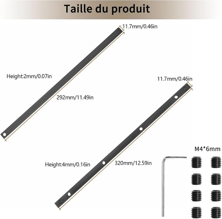 Führungsschienenverbinder – Set mit 4 Stück für Makita und Festool P-45777, kompatibel mit gerade, a
