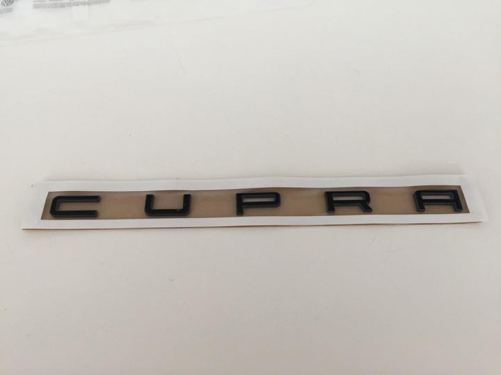 Original SEAT CUPRA Schriftzug schwarz Aufkleber Decal Emblem Logo badge