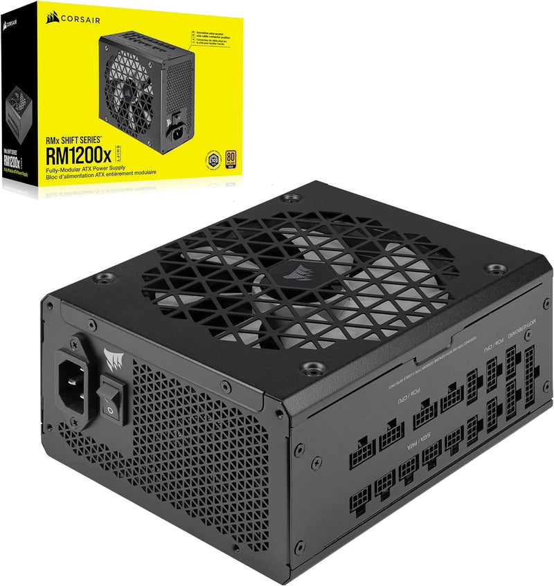 Corsair RM1200x Shift Vollmodulares ATX-Netzteil - Modulare Seitenschnittstelle - ATX 3.0- & PCIe 5.