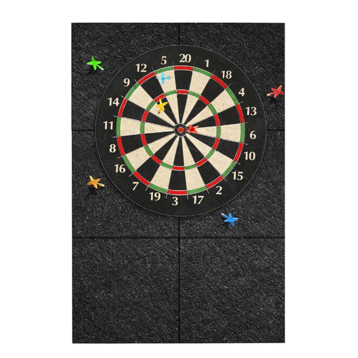 Dartboard Wandschutz aus Filz, Selbstklebend & Gespleisst, Filz Wandfliesen mit Kork Rückseite für D