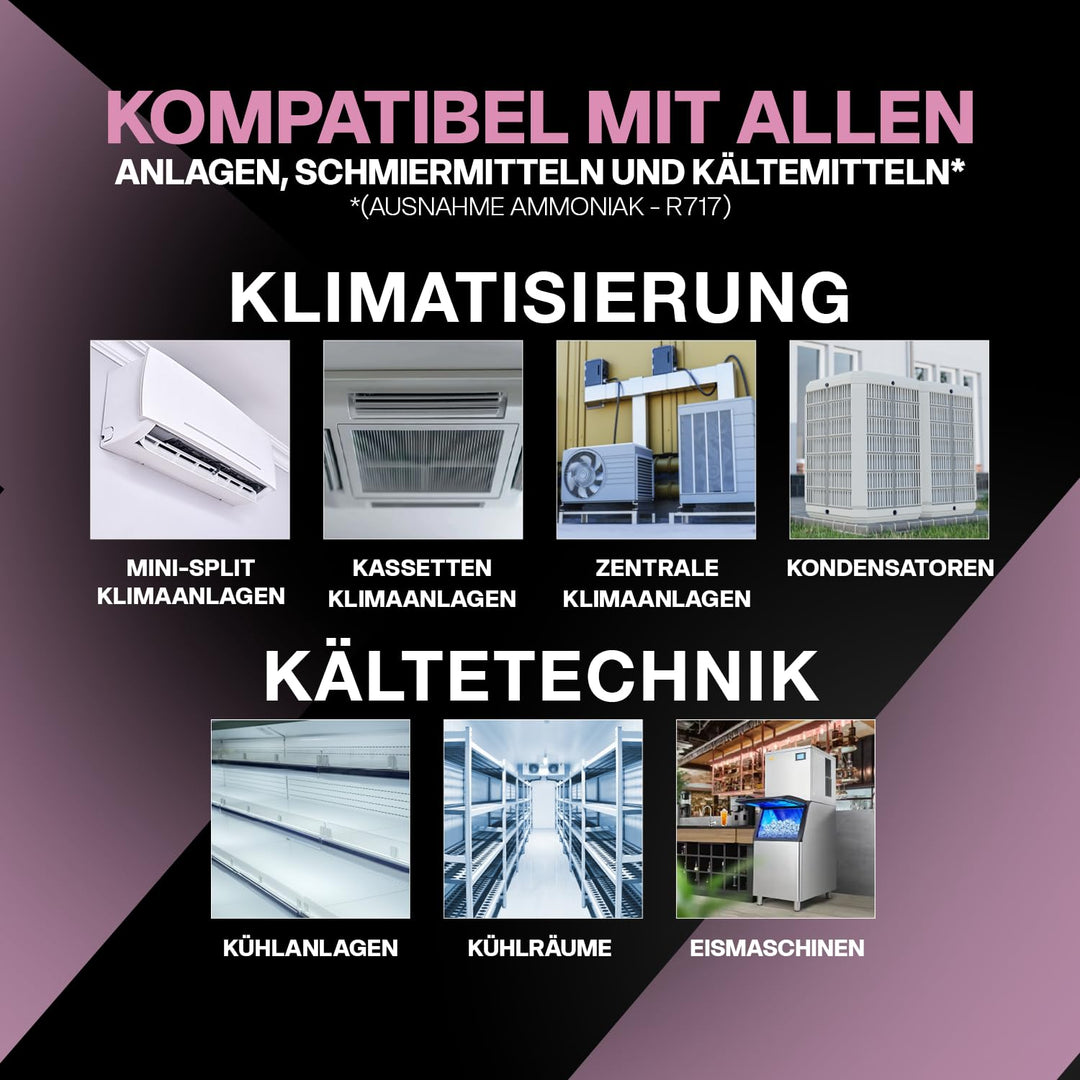ERRECOM Extreme Ultra - 6 ml, Dichtungsmittel für Klimaanlagen und Kühlsysteme inklusive 1/4-und 5/1