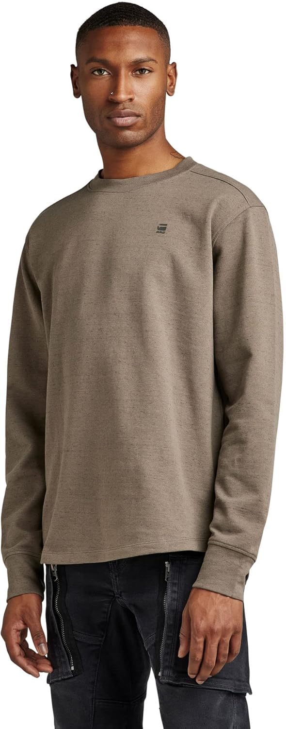 G-STAR Herren Lash Sweatshirt Sweats, L Mehrfarbig (Turf Htr D18231-c425-5109)
