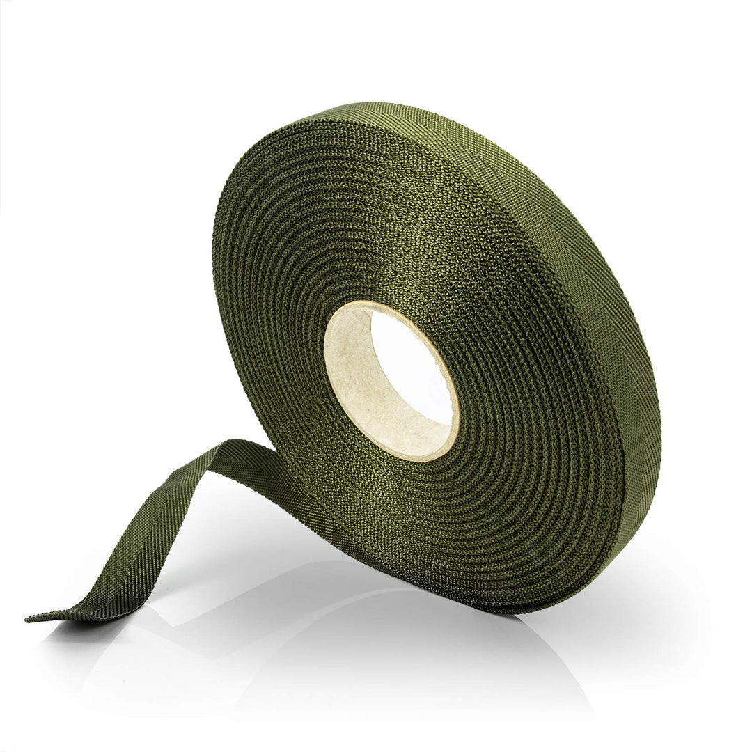 Effaband Baumanbinder 25m olivegrün Breite 20 mm/Pflanzenbinder zur Baumbefestigung aus witterungsbe