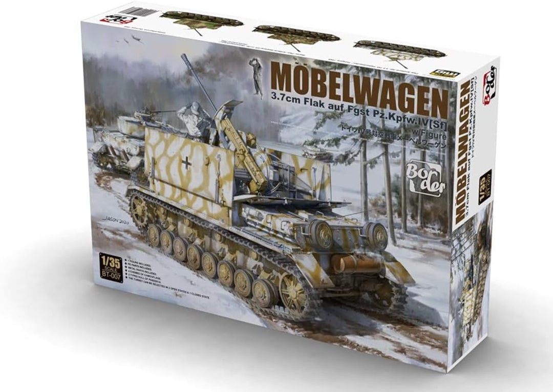 Border MODEL Char Möbelwagen 3,7 cm Flak Auf Fgst Pz.kpfw. Iv (SF), BT007
