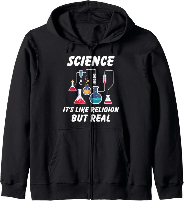Science it's just like religion but real Kapuzenjacke