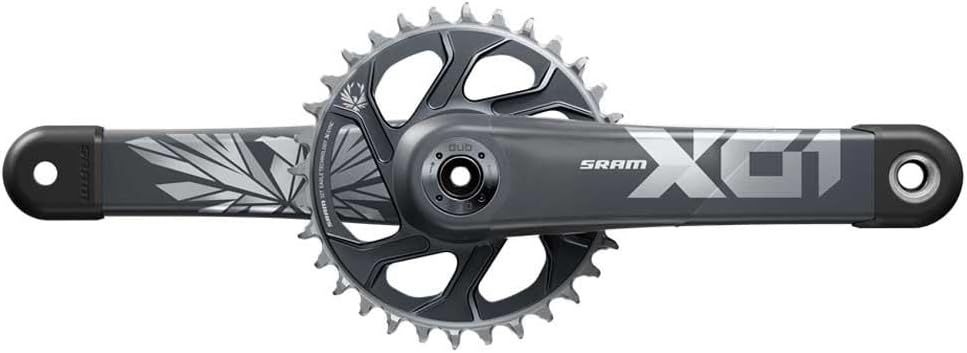Sram Unisex – Erwachsene X01 Eagle Kettenradgarnitur Einheitsgrösse Grau, Einheitsgrösse Grau