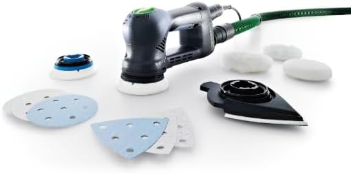 Festool Getriebe-Exzenterschleifer RO 90 DX FEQ-Plus ROTEX (mit FastFix Schleifteller, Schleifschuh,