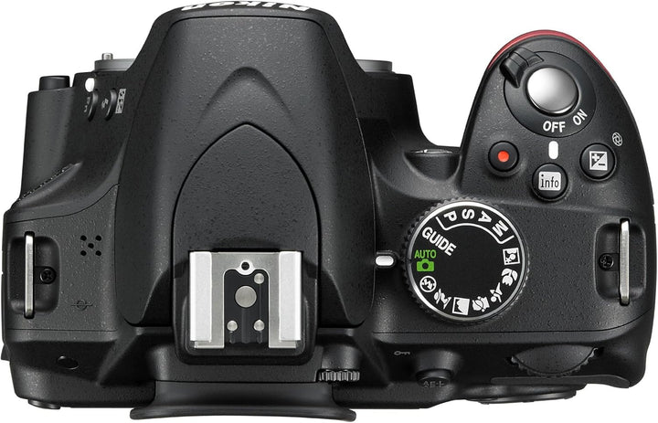 Nikon D3200 SLR-Digitalkamera (24 Megapixel, 7,4 cm (2,9 Zoll) Display, Live View, Full-HD) Kit inkl
