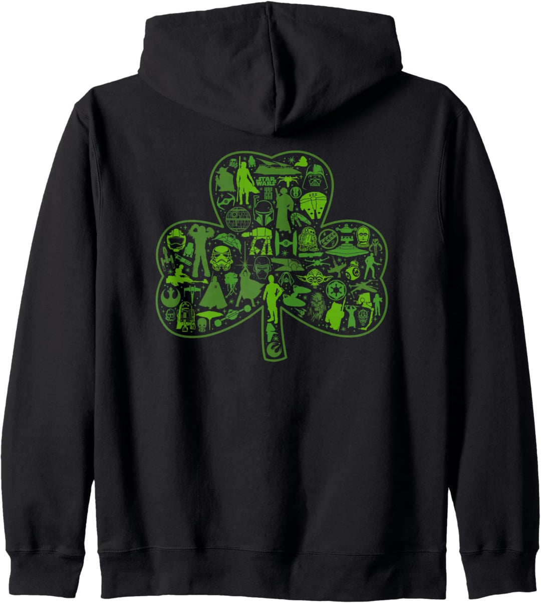Star Wars St. Patrick's Day Clover Icons Kapuzenjacke
