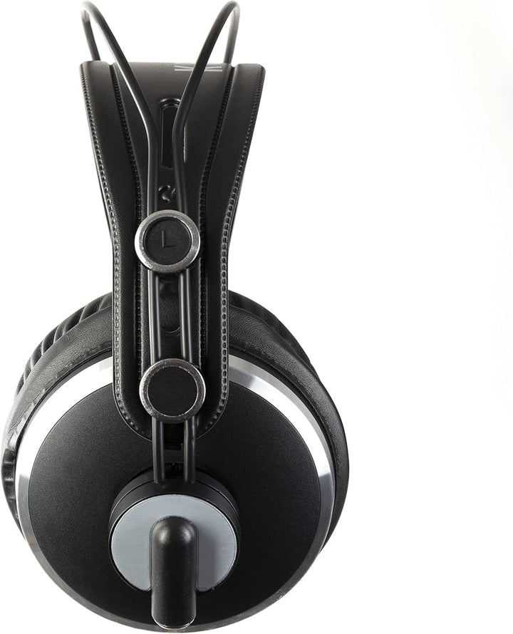 Fame Audio K 600 Studio, Geschlossene Studio Kopfhörer, Schwarz, Dynamischer Sound, Leichtes Gewicht
