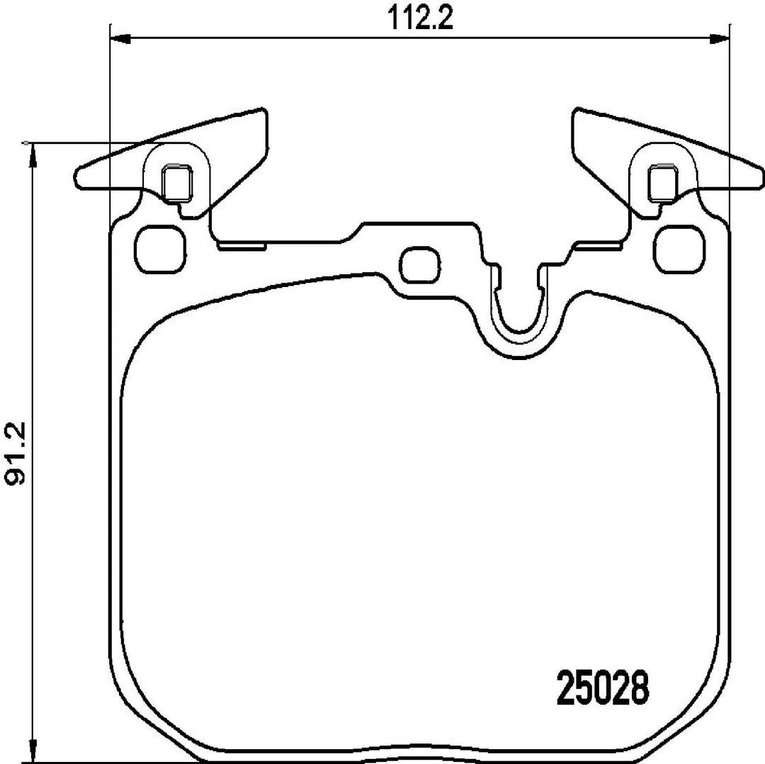 Brembo P06088 - Vordere Bremsbeläge