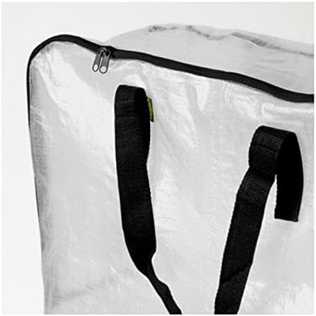 IKEA DIMPA 3 pieces extra large storage bag, clear heavy pockets, moth and moisture protection stora