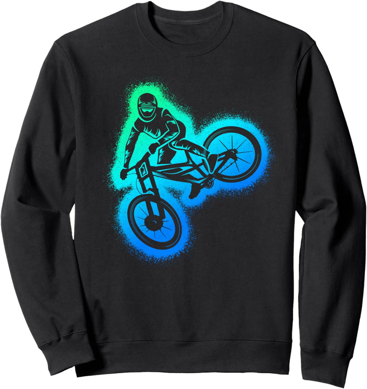 MTB Mountain Bike Downhill Kinder Herren Jungen Mountainbike Sweatshirt