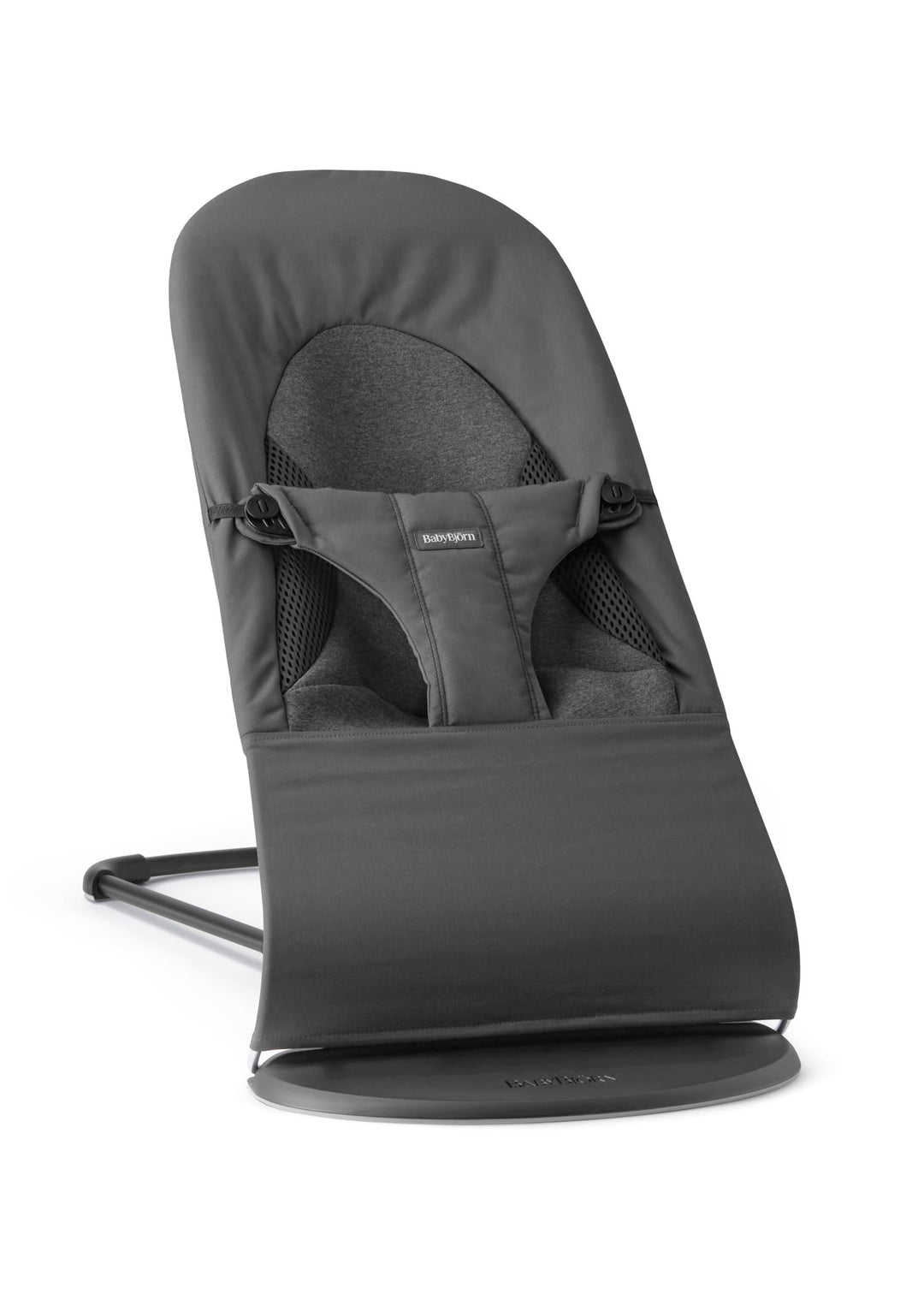 BabyBjörn Balance Soft Hängematte, Stoff/Jersey, Tri-Fabric, Dunkelgrau Stoff / Jersey Dunkelgrau, S