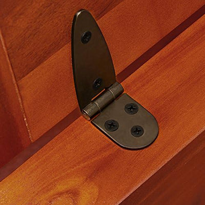 CASARIA® Holztruhe mit Deckel Gross 103L Volumen Sitzbank Stauraum 160kg belastbar Holz Akazie Flur