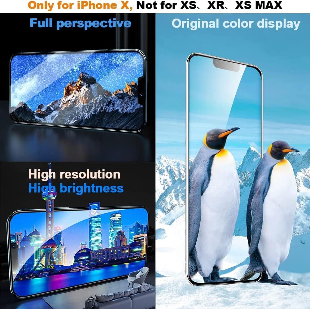 EFAITH für iPhone X Display OLED Ersatz Bildschirm 5,8" Full HD 3D Touchscreen Digitalisierer mit Re