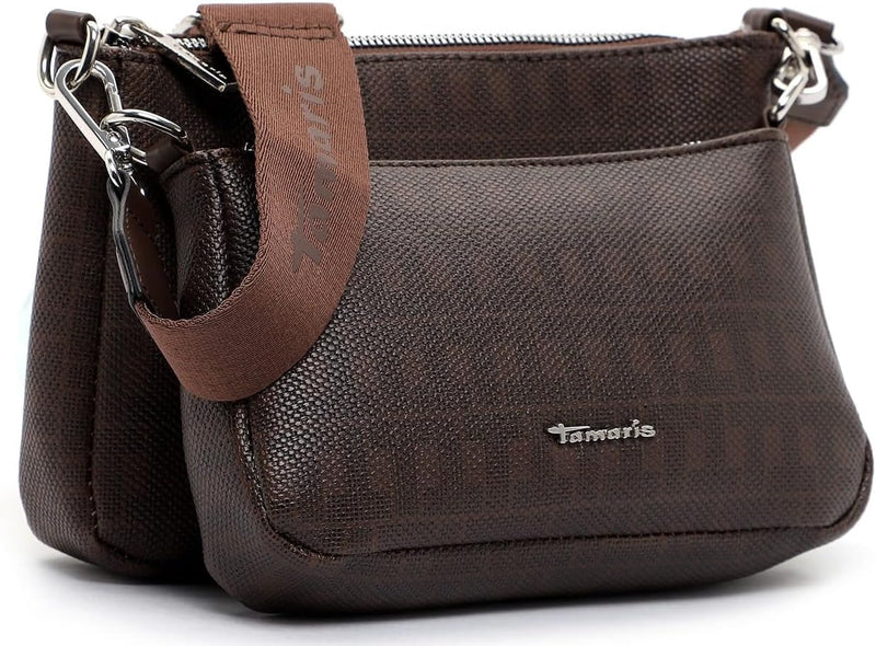 Tamaris Umhängetasche Jody 31980 Damen Handtaschen Ornament Einheitsgrösse Brown 200, Einheitsgrösse