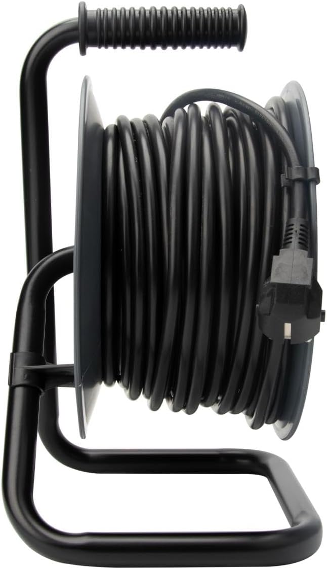 Enrouleur HO5VV-F 4 prises 3G1,5 25m + coupe-circuit Einzigartig, Einzigartig