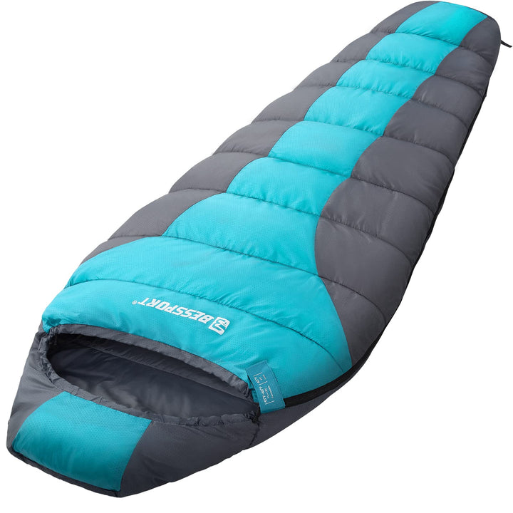 Bessport Schlafsack Outdoor Mumienschlafsack 3 Saison Klein und Ultraleicht Erwachsene Schlafsack Wa