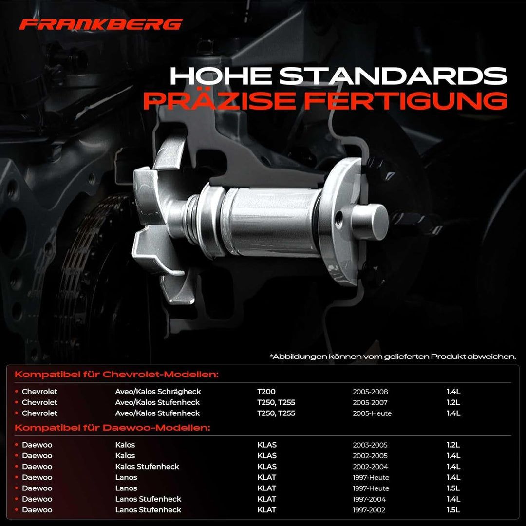 Frankberg Wasserpumpe Kompatibel mit Corsa A CC 93 94 98 99 S83 1.2L-1.6L 1982-1993 Astra F 56 57 1.