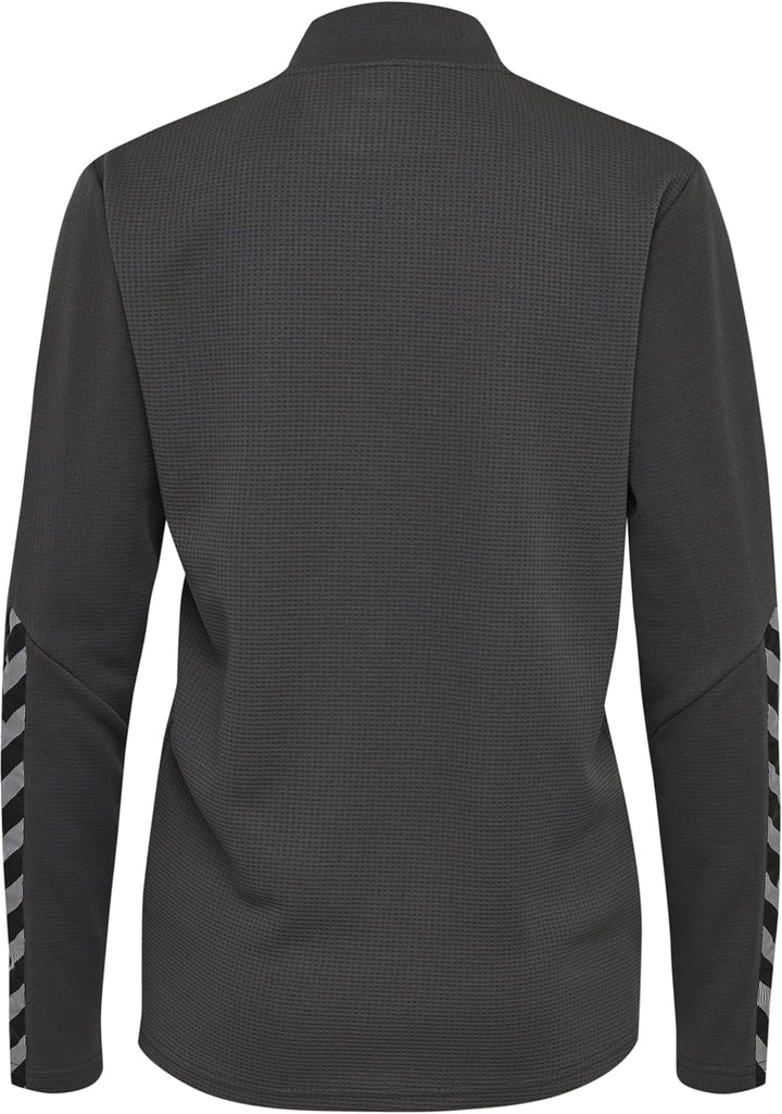 hummel Damen Hmlauthentic Half Zip Sweatshirt Woman Sweatshirt XS Asphalt, XS Asphalt