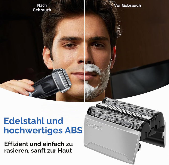 Scherkopf for Series 5 52S, Afaneep Elektrische Rasierköpfe Elektrorasierkopf Ersatzteil Scherkopf E
