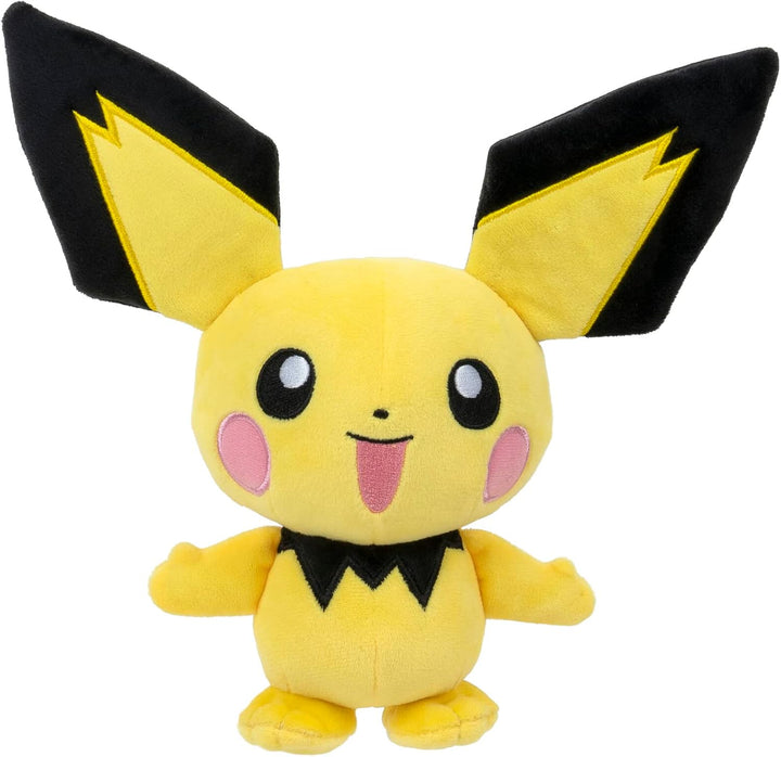 Pokémon PKW0553-20cm Plüsch - Pichu, offizielles Plüsch, Pichu