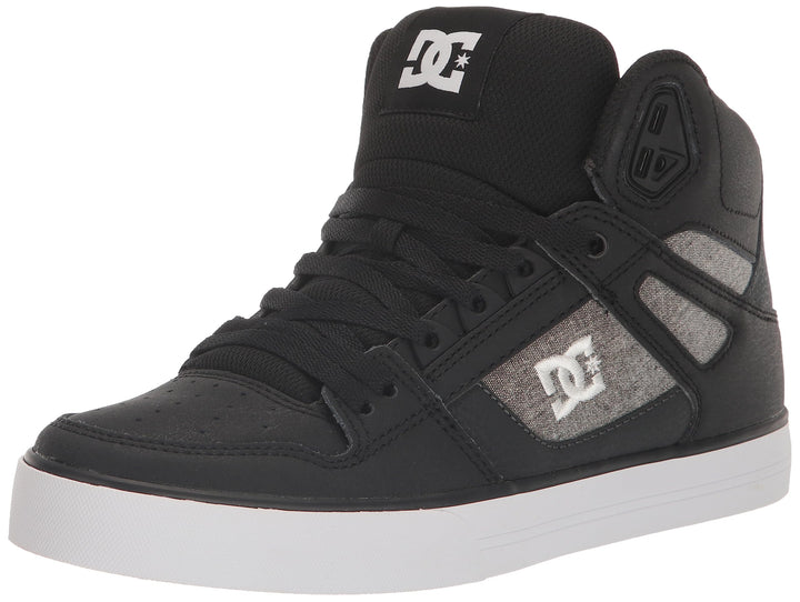 DC Pure Slim, Herren Sportschuhe - Skateboarding 42.5 EU Schwarz Weiss Rüstung, 42.5 EU Schwarz Weis
