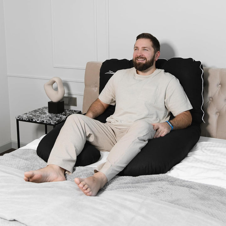 KomfortKissen ORIGINAL Premium Ergonomisches Kühlend Kuschelkissen | Körperkissen | Seitenschläferki
