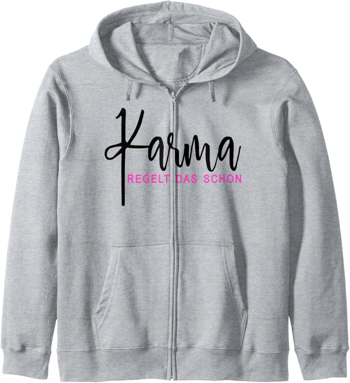 Karma regelt das schon Schicksal Karma Kapuzenjacke
