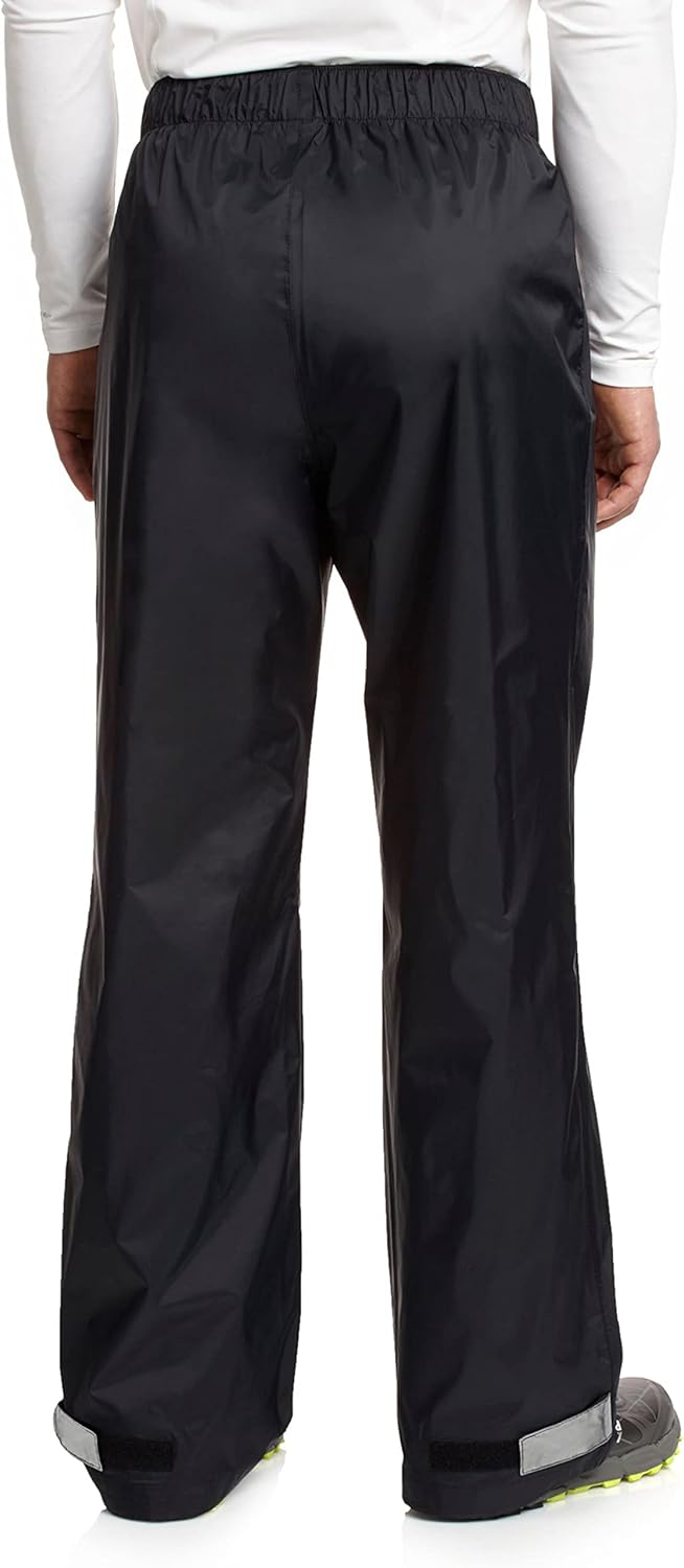 Herren Regenhose Fahrrad Wasserdicht Überziehhose Wanderhose Atmungsaktiv Winddicht Outdoorhose Dunk