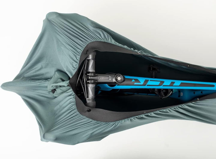 BUDS ULTIMATE BAG Fahrradhülle, dehnbar, Grösse S/M Grün, Grün