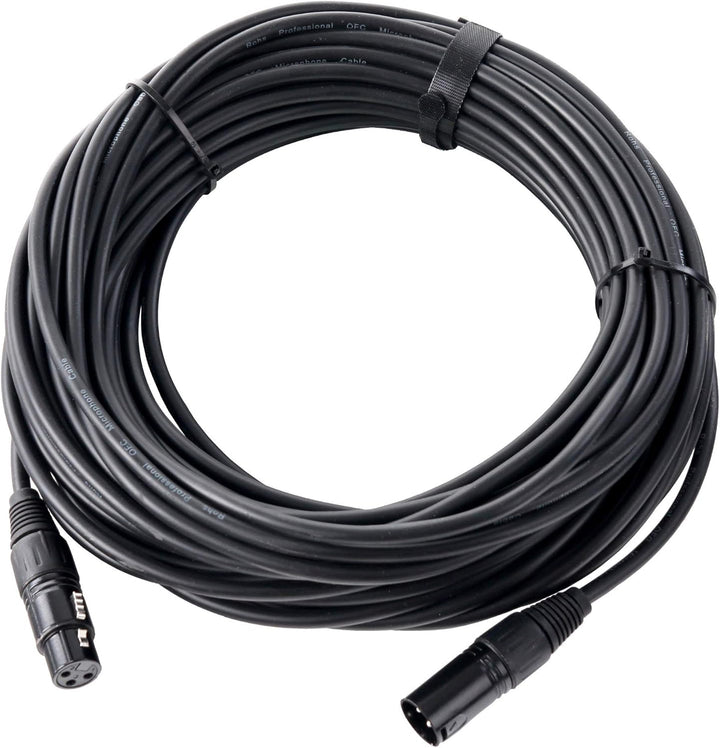 Pronomic XFXM-20 Mikrofonkabel (20m Länge, XLR female 3-pol -> XLR male 3-pol, Stecker handgelötet,