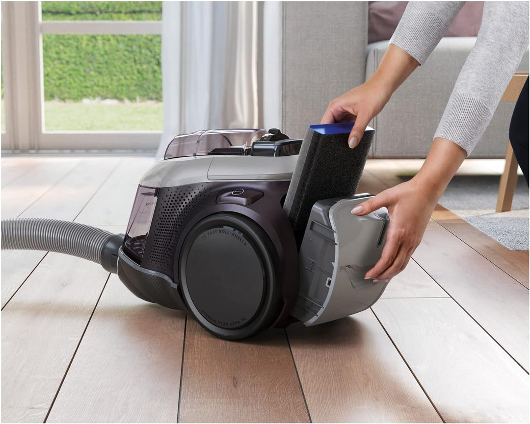 Electrolux PC91-4MG Pure C9 beutelloser Staubsauger, 700 W, 16 Liter, 72 Dezibel, Stahl, Mineralgrau