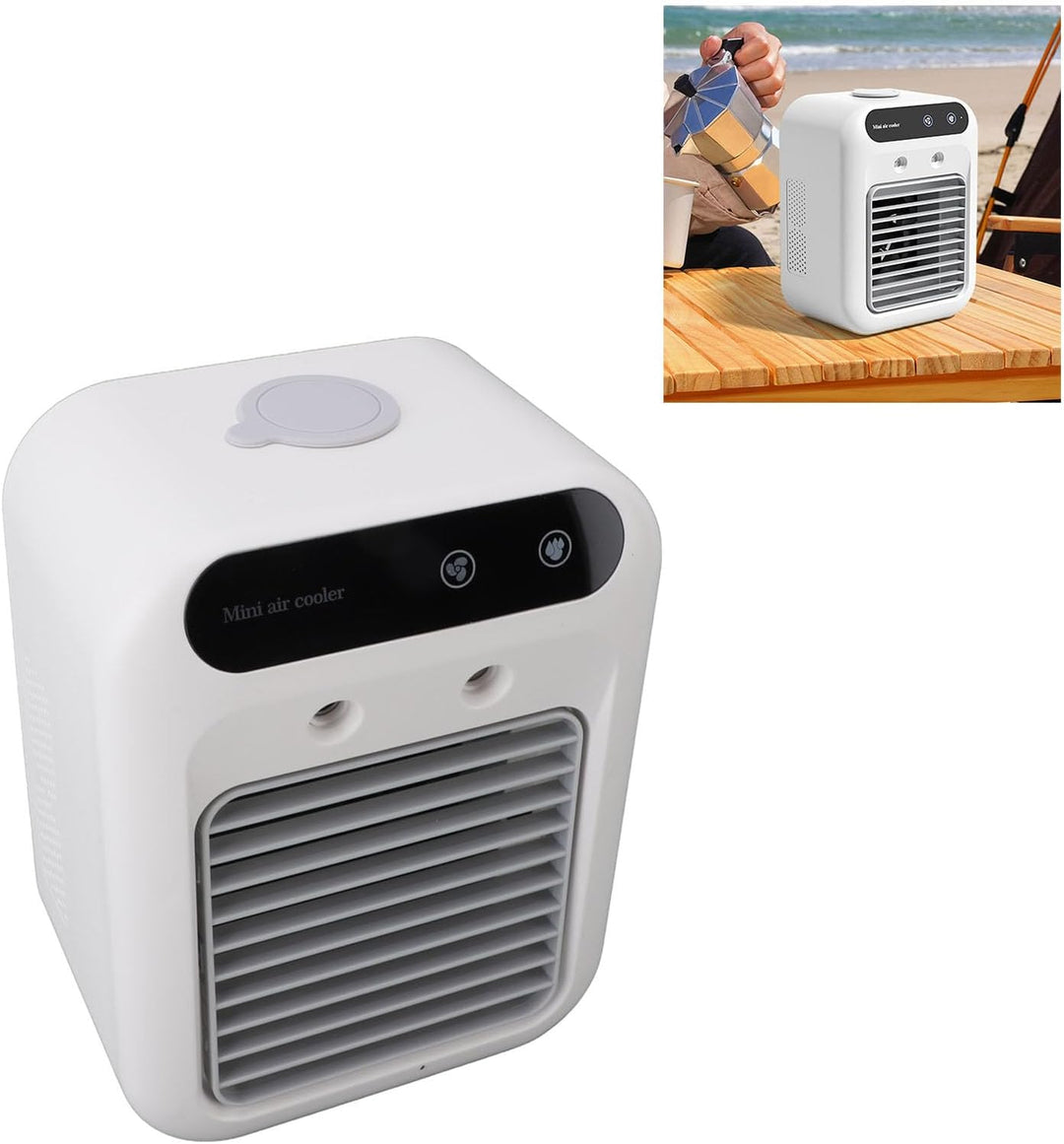Mini-Klimaanlage, effiziente Kühlung, leichte tragbare Klimaanlage, Sprühwassertank, 500 ml, mobiler