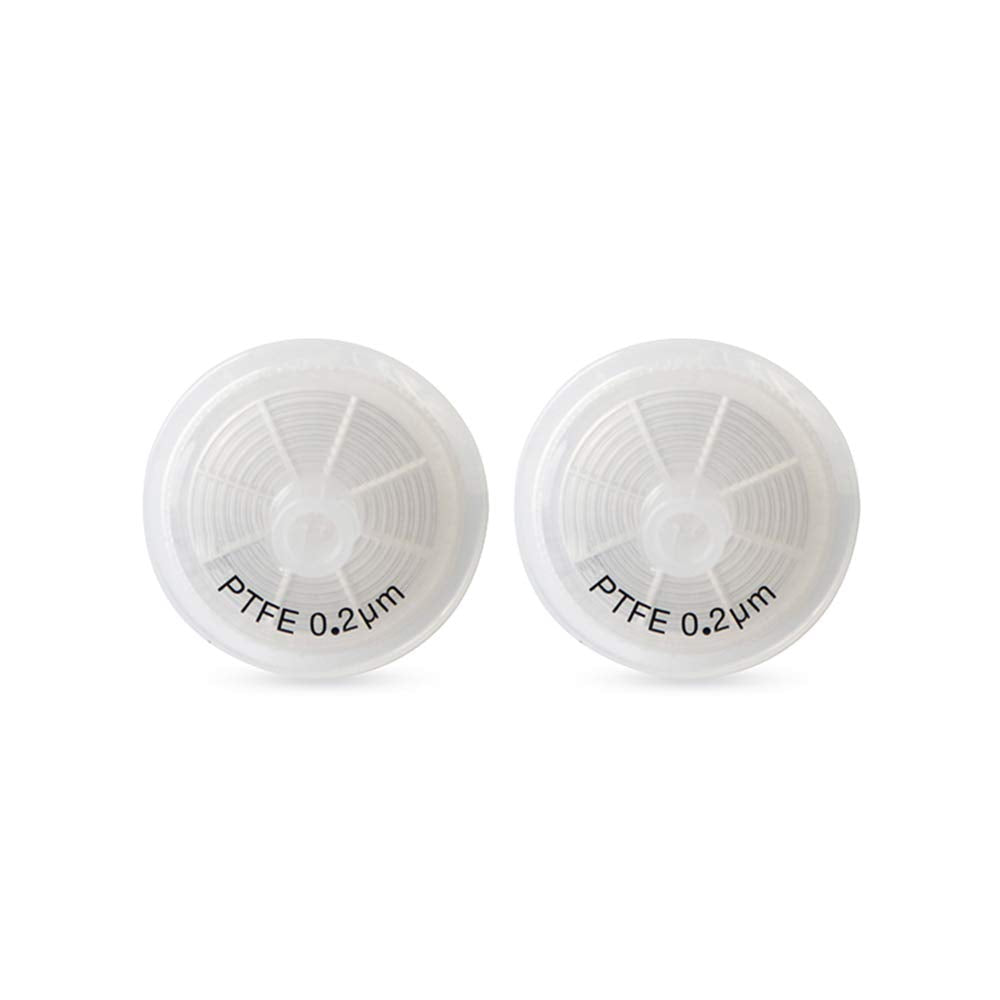 Hydrophober PTFE Spritzenfilter, 25 mm, 100 Stück, PTFE-25mm-0.22μm, PTFE-25 mm-0,22 μm., PTFE-25mm-