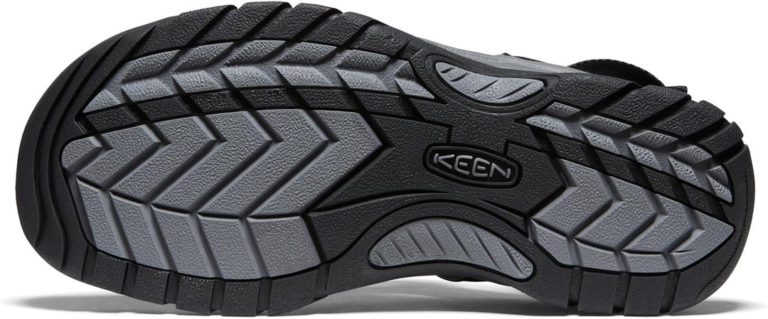 KEEN Clearwater CNX Herren Sandalen, Black Steel Grey