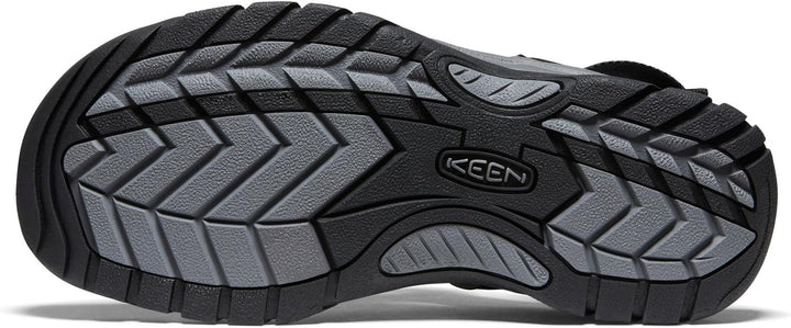 KEEN Clearwater CNX Herren Sandalen, Black Steel Grey
