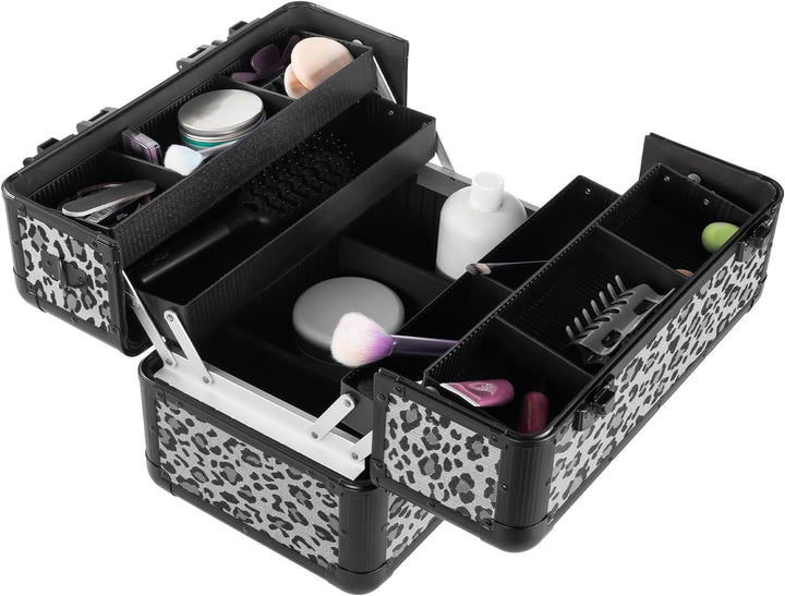 anndora Beauty Case Kosmetikkoffer - Stilvoller Schmuckkoffer, Schminkkoffer mit robustem Aluminiumr